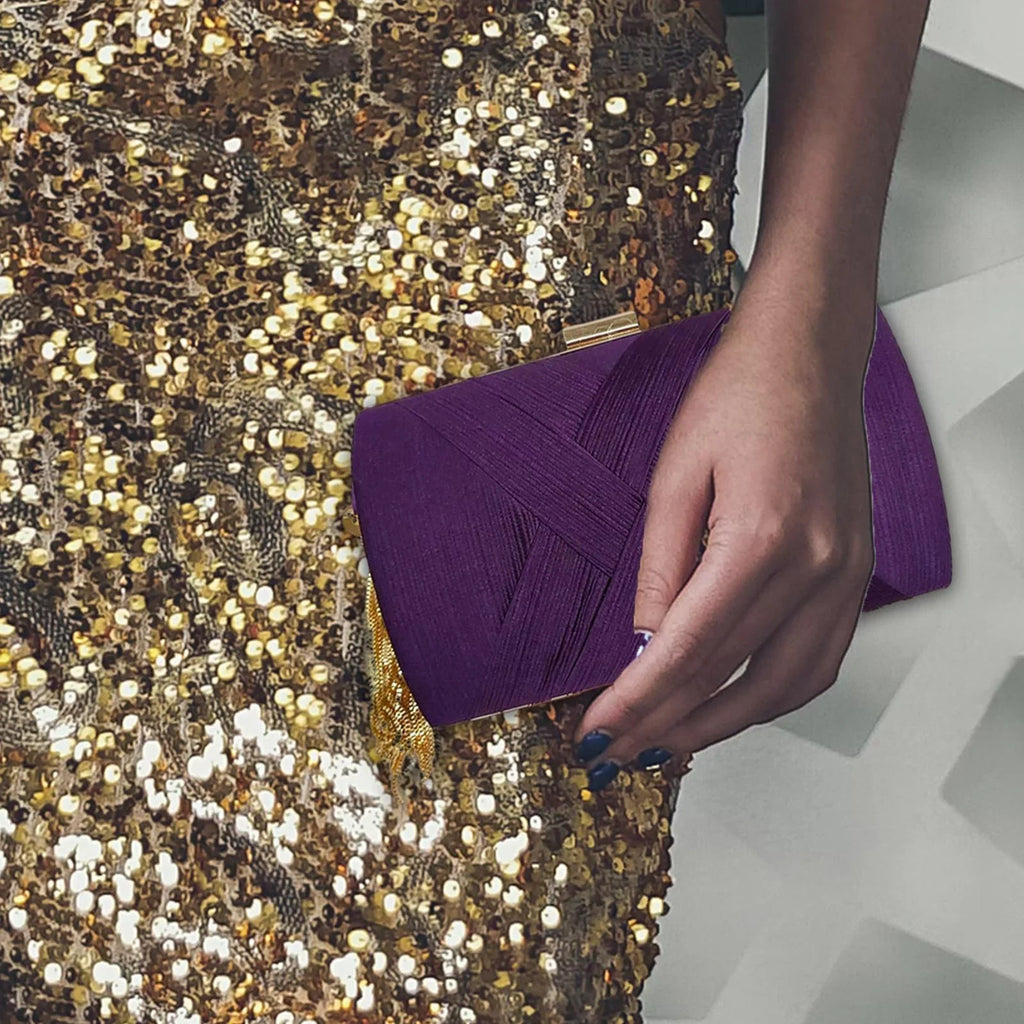 Luxury Bag Women Shoulder , Handbag Clutch Purses Clutch Bag Tassel Evening