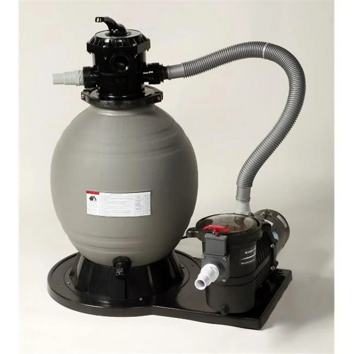 with Blue Pump 18'' Sand Wave Filter 1 HP SandMan