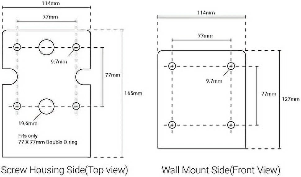 NPT 1" Filter House Brass Whole Housing Gauges, 2 Brackets Clear Pressure Release, 2 W/Pressure System Pack 2 BB Wrench 10" Ports