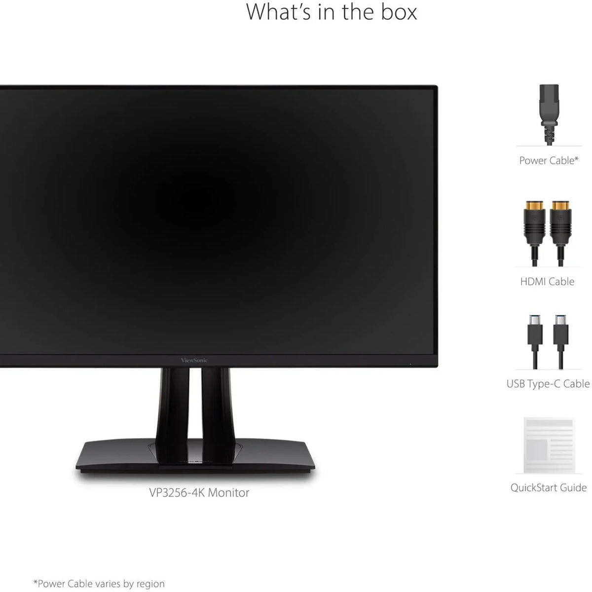 IPS Color USB and 4K Office Ultra-Thin C for Inch Pantone Monitor Accuracy, Validated, DisplayPort with ViewSonic Bezels, Premium 32 HDMI, Ergonomic Home VP3256-4K Professional and