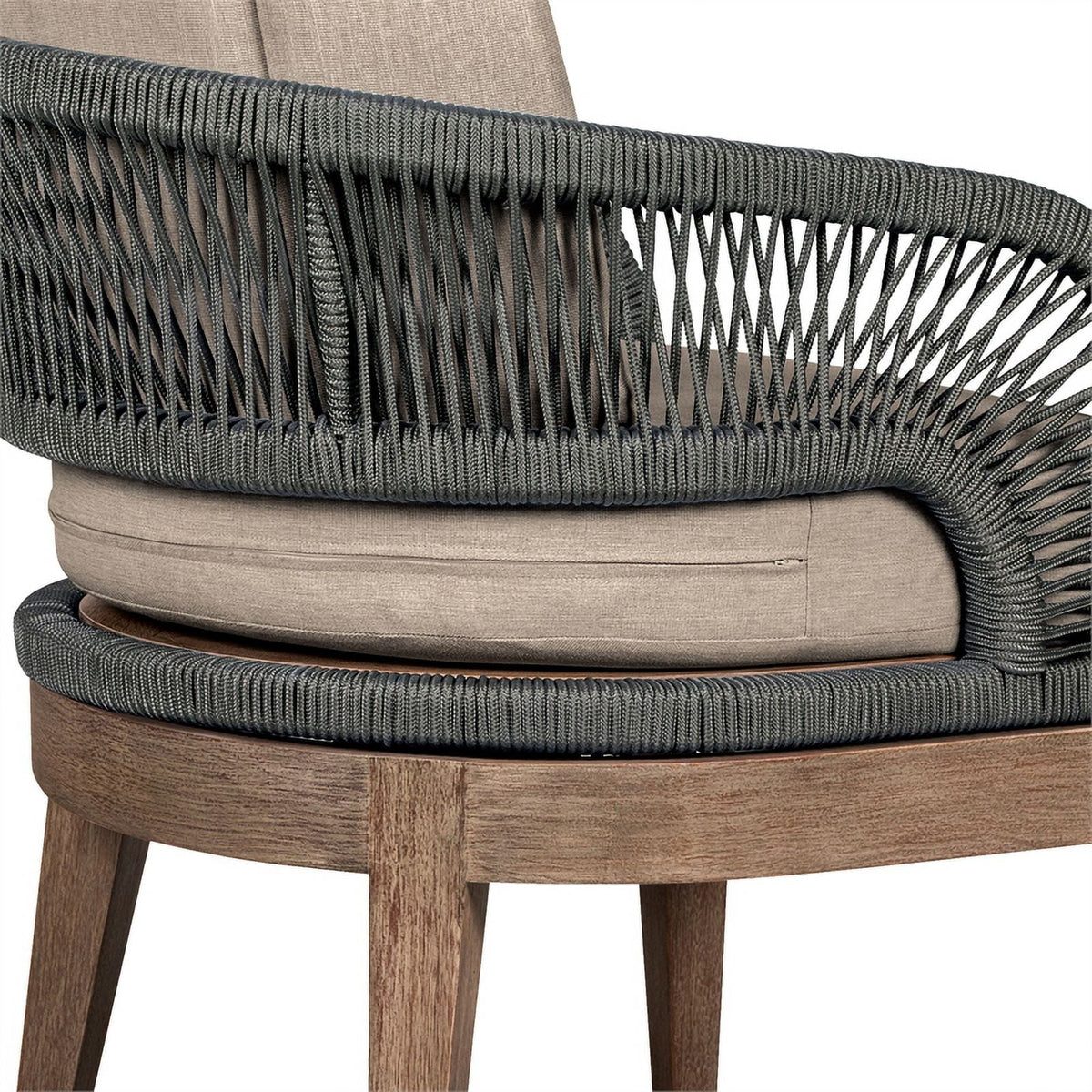 Edge Set in Beckham and Eucalyptus Outdoor Piece Glendora Rope 7 Dining Live