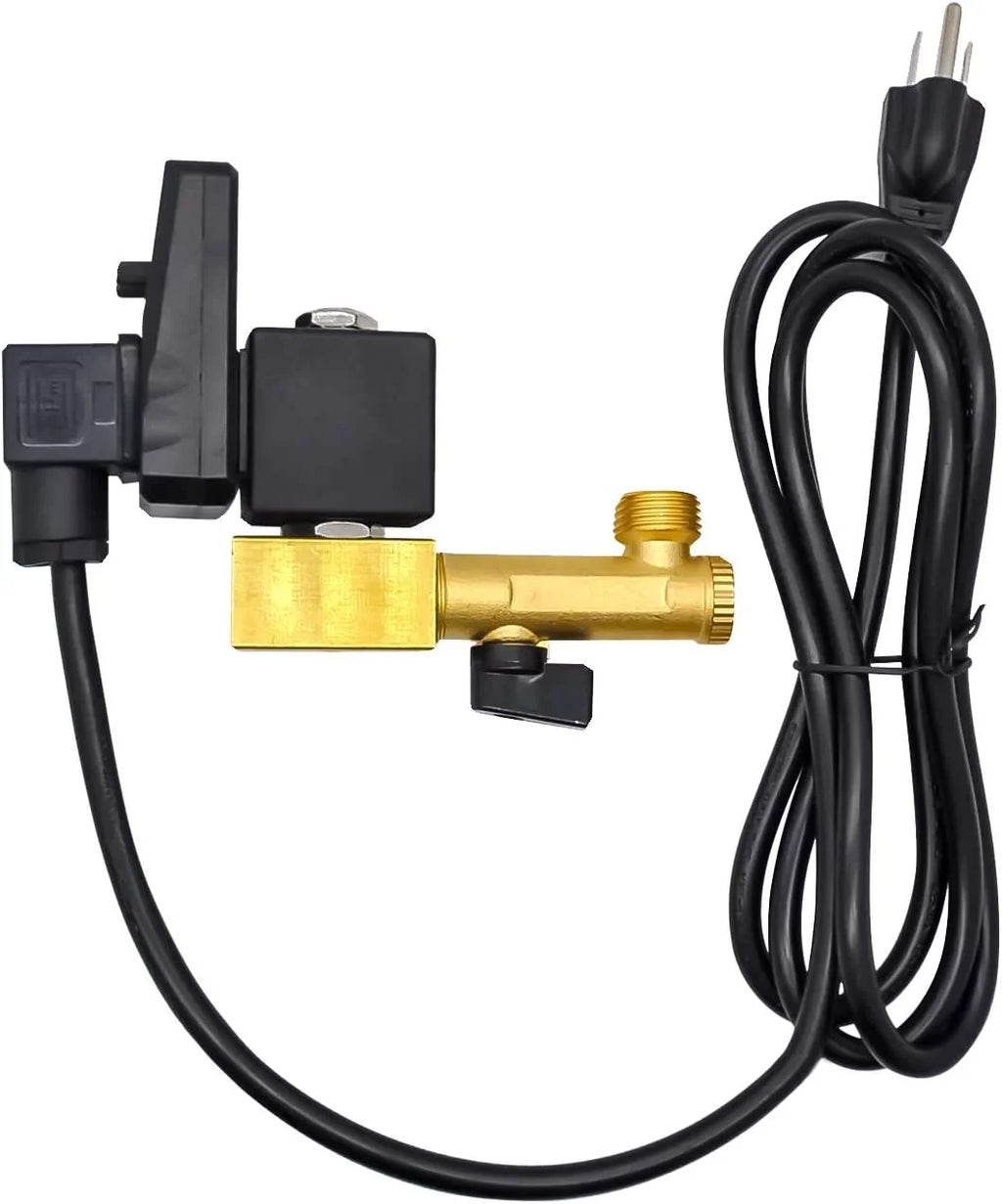 Water Air 1/2" for 110V Water Direct-acting Moisture 2-way Valve Tank Automatic Tank, AC Timed Air Compression Electronic Drain Briidea