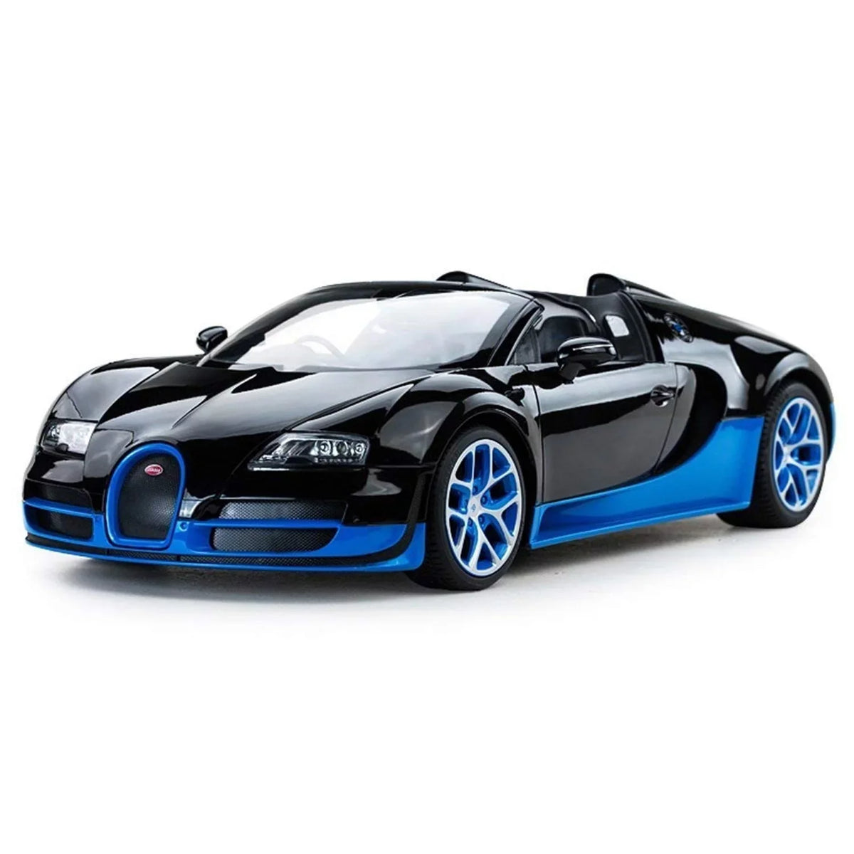 Rastar Sport Car Vitesse (Black/Blue) Model Bugatti Veyron Displayable Toys Grand 1:14 Children RC Gift