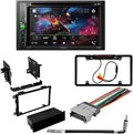 DVD/CD Double GMC KIT4862 Bundle Kit/in-Dash Pioneer Touchscreen DIN W/ Receiver with Canyon 6.2" Media Bluetooth/Backup Stereo Digital AM/FM 2004-2012 Car AVH-241EX Camera/Installation for