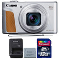 Camera 20.3MP Memory HS Digital 20.3MP 32GB Card Canon PowerShot SX740 with Silver