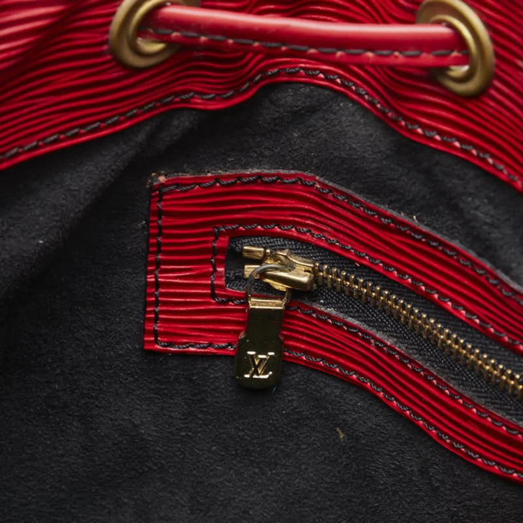 Vuitton Petit Pre-Owned Leather Shoulder M44107 One Noe Handbag LOUIS Red Bag Ladies Epi Castilian Louis (Good) VUITTON