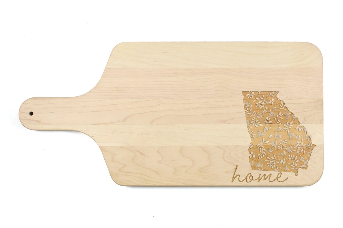 Products State Maple Board - Georgia x Creative Paddle 17 Home Floral Cutting 8