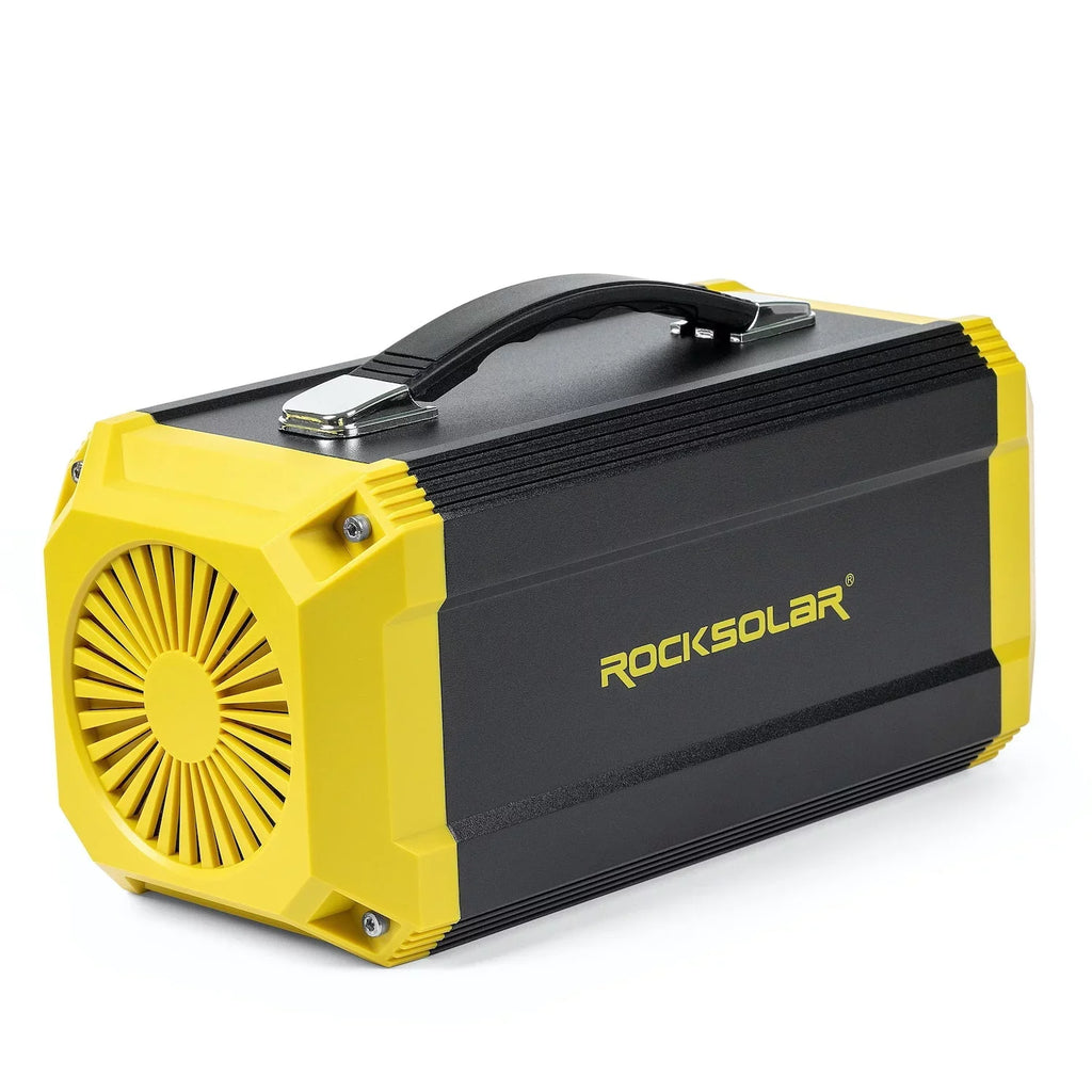 Station Generator with Foldable Portable Panel ROCKSOLAR Utility Power Solar 300W 60W Kit