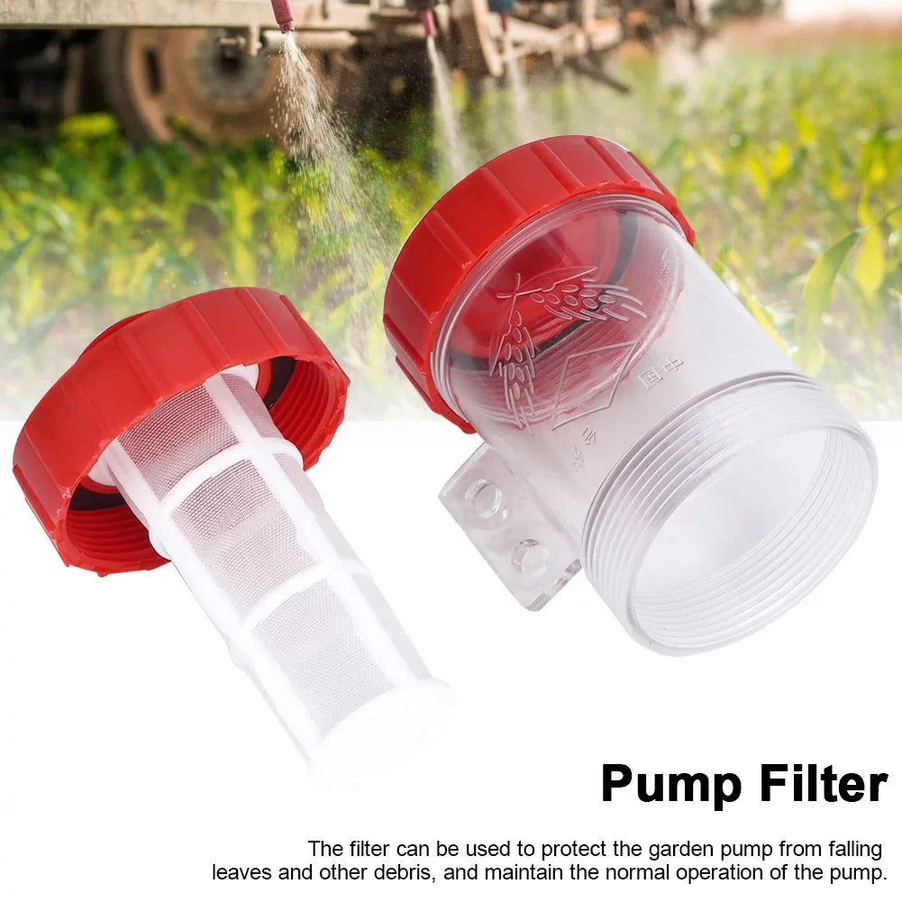 Filter In-Line Filter Mesh Leylor Transparent Water Pump Filter-Agricultural (1?) Mesh In-line High