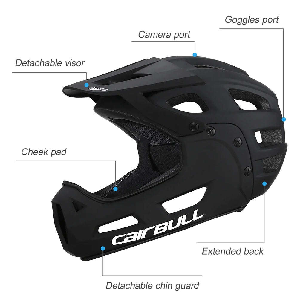 With Mountain With Helmet Helmet Visor And Chin ,Bike And Chin Helmet Cycling