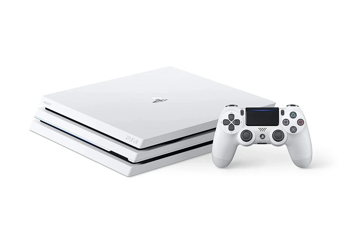 1TB with Bundle 4 Set Gaming Gaming New Sony Console Pro BOLT PlayStation Like AXTION White Head Only