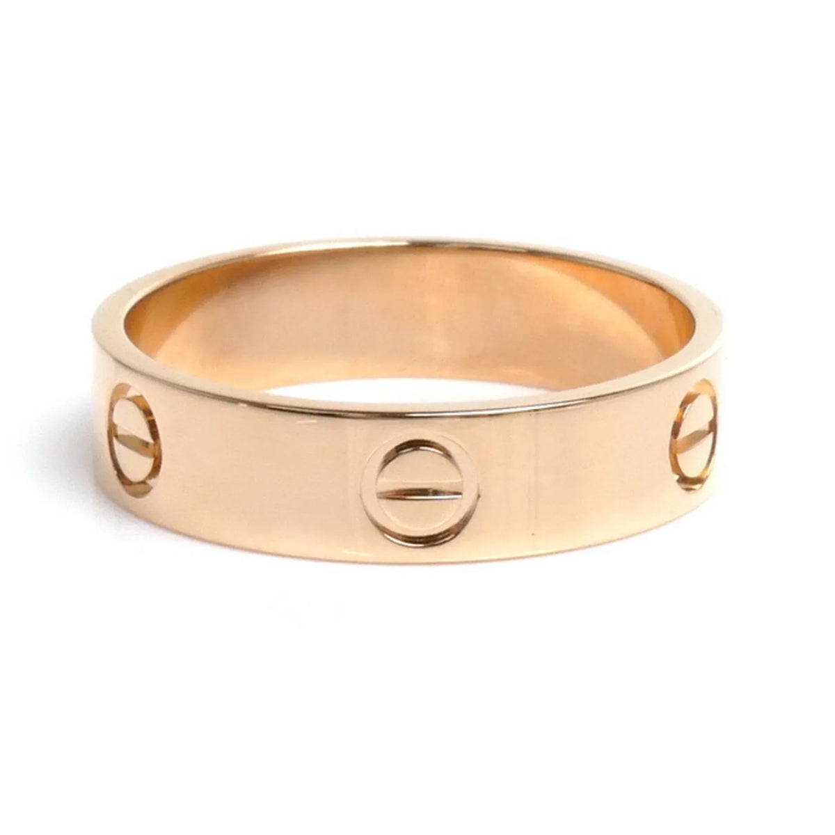 Size Love K18PG CARTIER 23.5 Gold Ring 7.0g Pre-Owned Pink B4084864 Men's (Good) 64