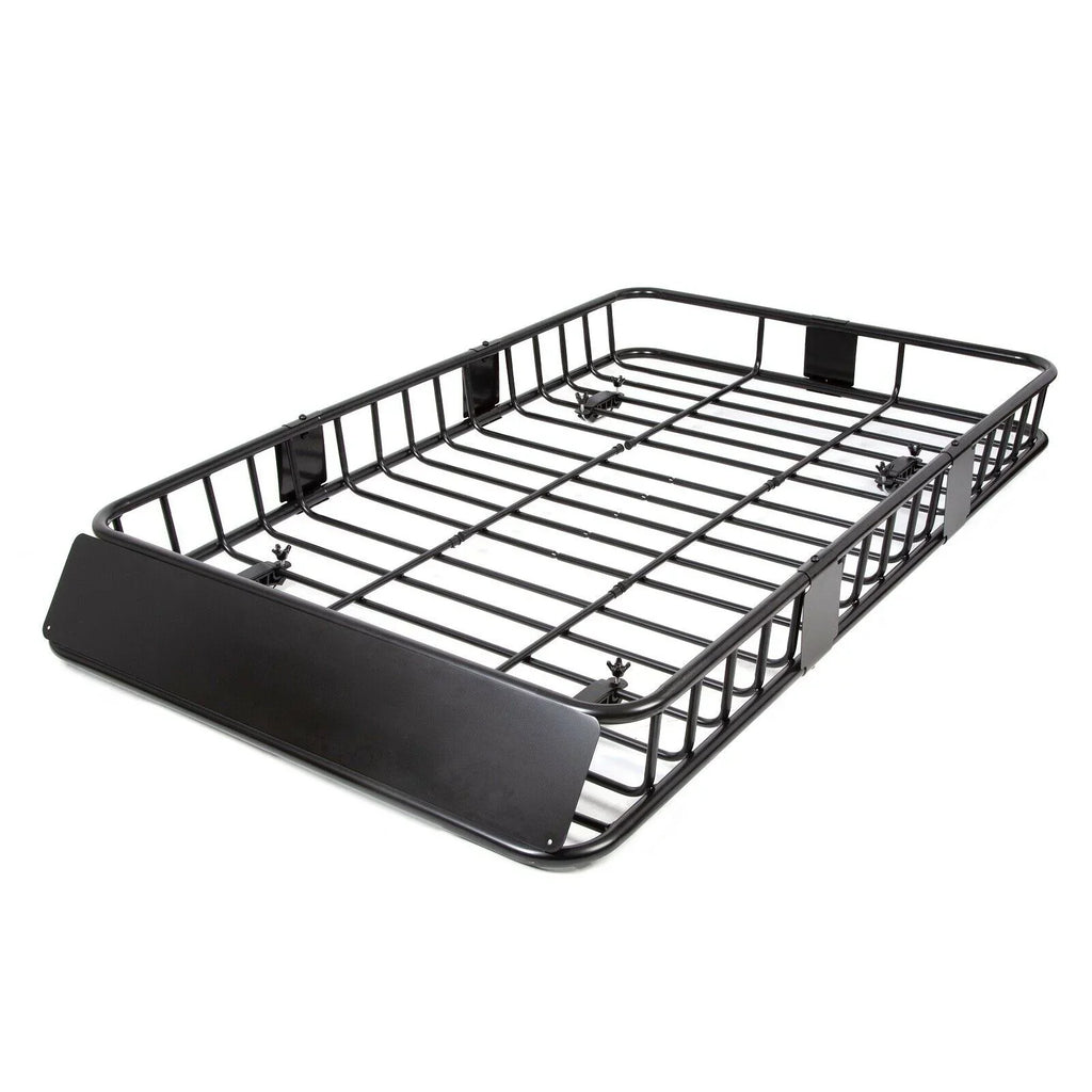 Basket Roof Universal Holder Carrier 64'' Rack Cargo w/Extension Luggage Teledu Top SUV