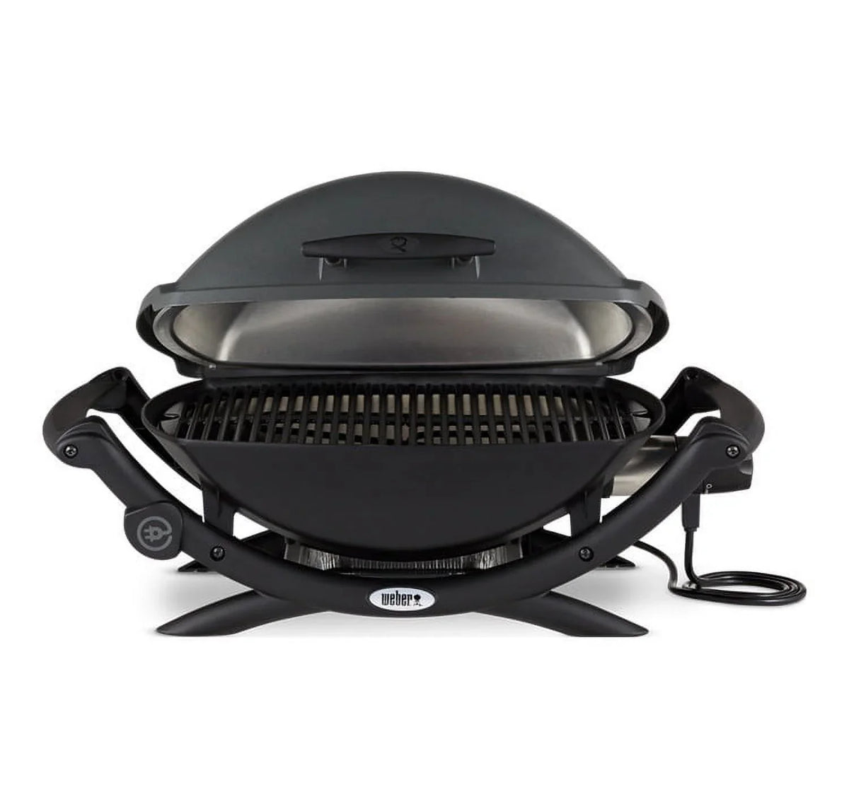 and Grill Bundle Cart 2400 Q Cover (Black) Grill Electric with Weber