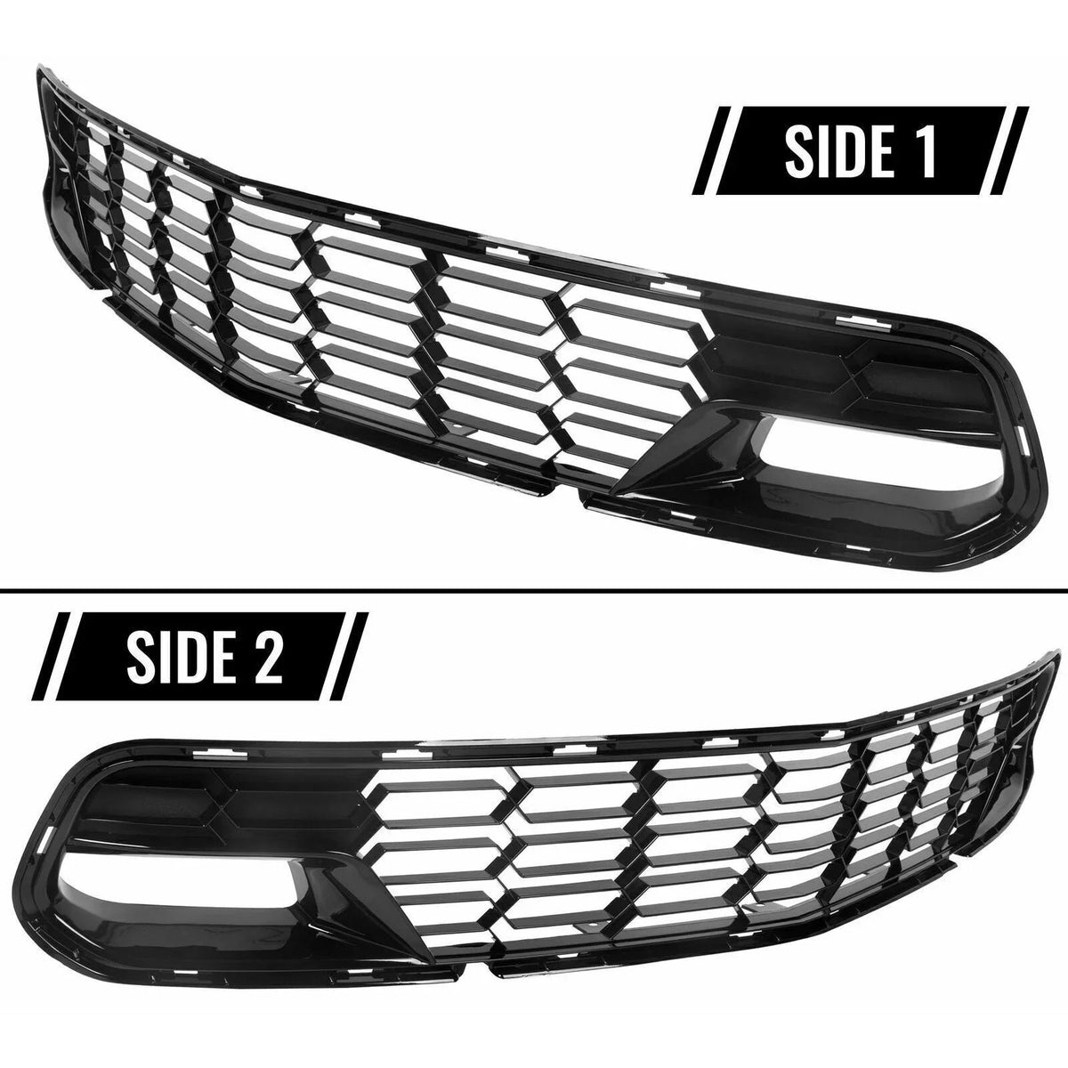 Black Teledu Grille C7 | Z51 Bumper No Chevrolet 14-19 Glossy For Front Camera Corvette