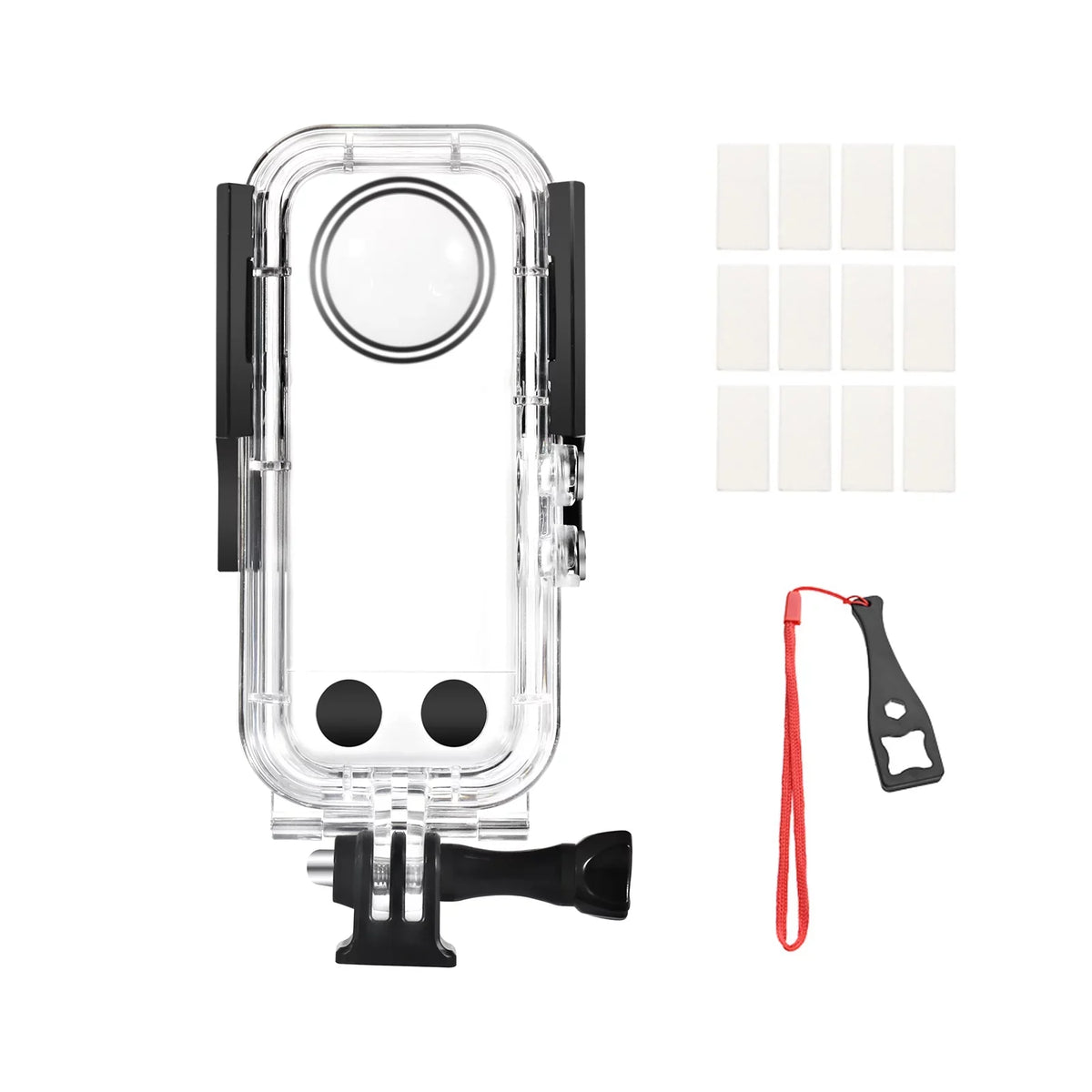 Waterproof Panoramic Case Housing Replacement ametoys Underwater Diving for 40M Dive Case X3