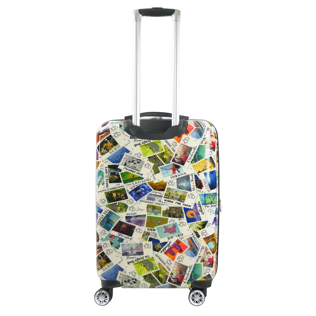 Disney Wheels, Inch Suitcase with Spinner Disney Multi Rolling Luggage, 26 Stamps Hardshell
