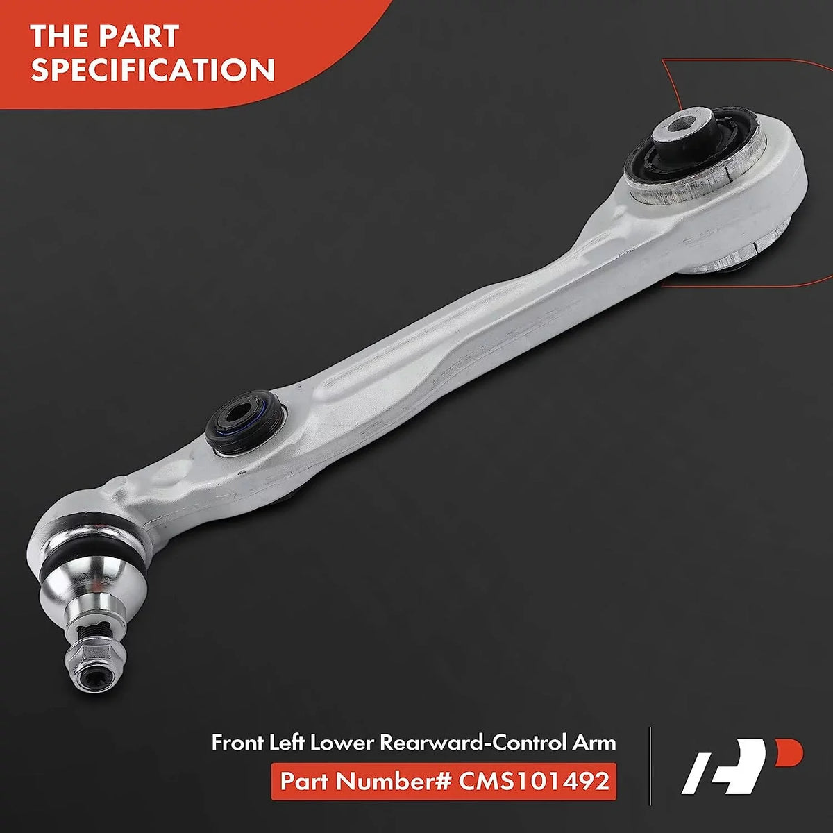 S550e Control S450 Mercedes-Benz AMG 2014-2017, 2018-2019, & Rearward S550 S63 Arm, Left 2015-2017 Compatible Joint A-Premium with Lower S560 with 2015-2017, Front Ball 2018-2019, Bushing,