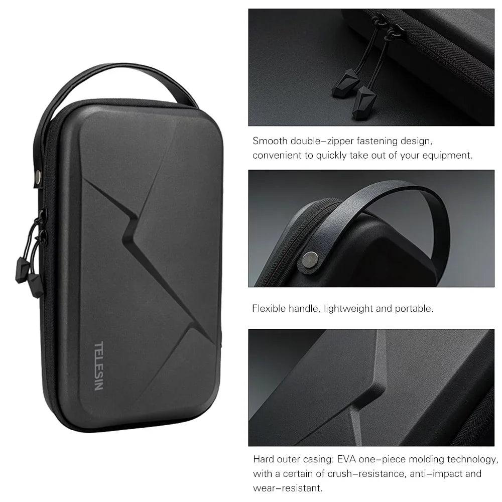 8/7/6/5 OSMO DIY Portable EVA Camera Waterproof TELESIN - Action, Storage Accessories Pocket Compatible DJI Storage OSMO Box Case Action and with