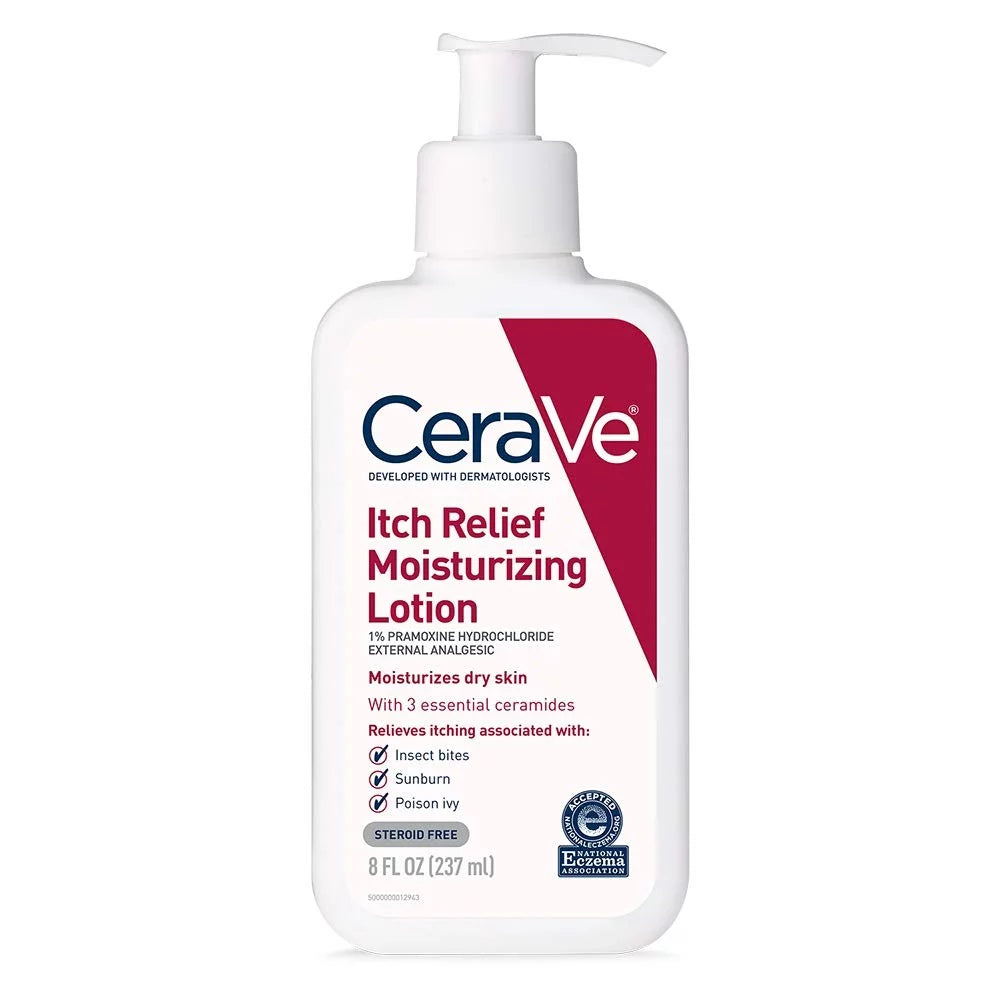 Minor With Ounce Pramoxine Itch Sunburn Moisturizing With Bites Hydrochloride Itch | Cerave Skin Relieves Bug Lotion 8 Anti Irritations, | Relief,