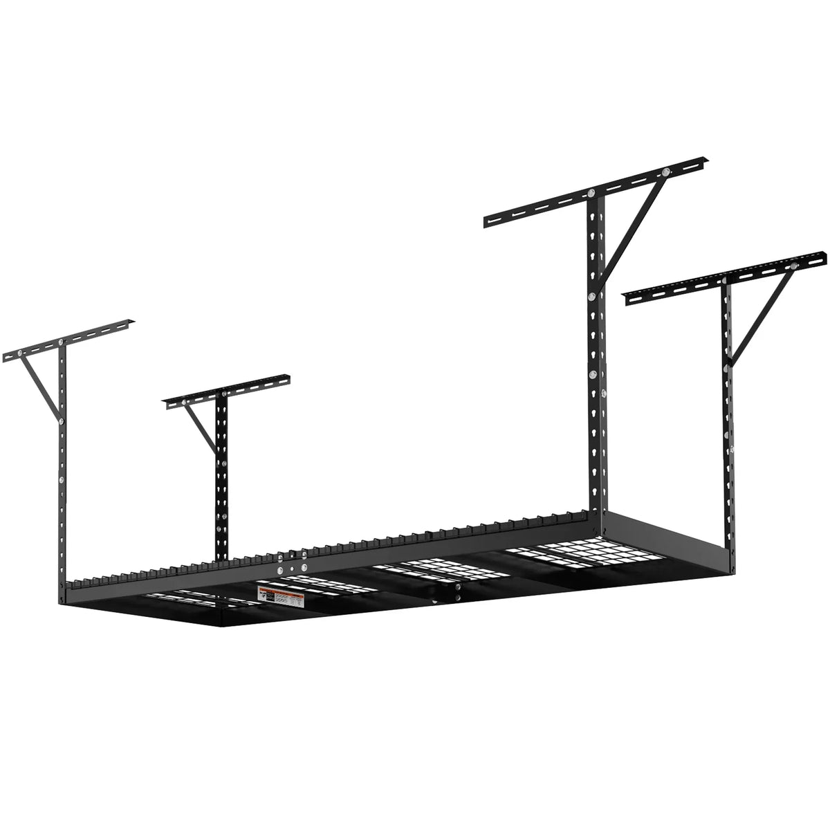 Rack Adjustable Garage 36x96in Overhead 600lbs Black Rack Storage BENTISM Ceiling