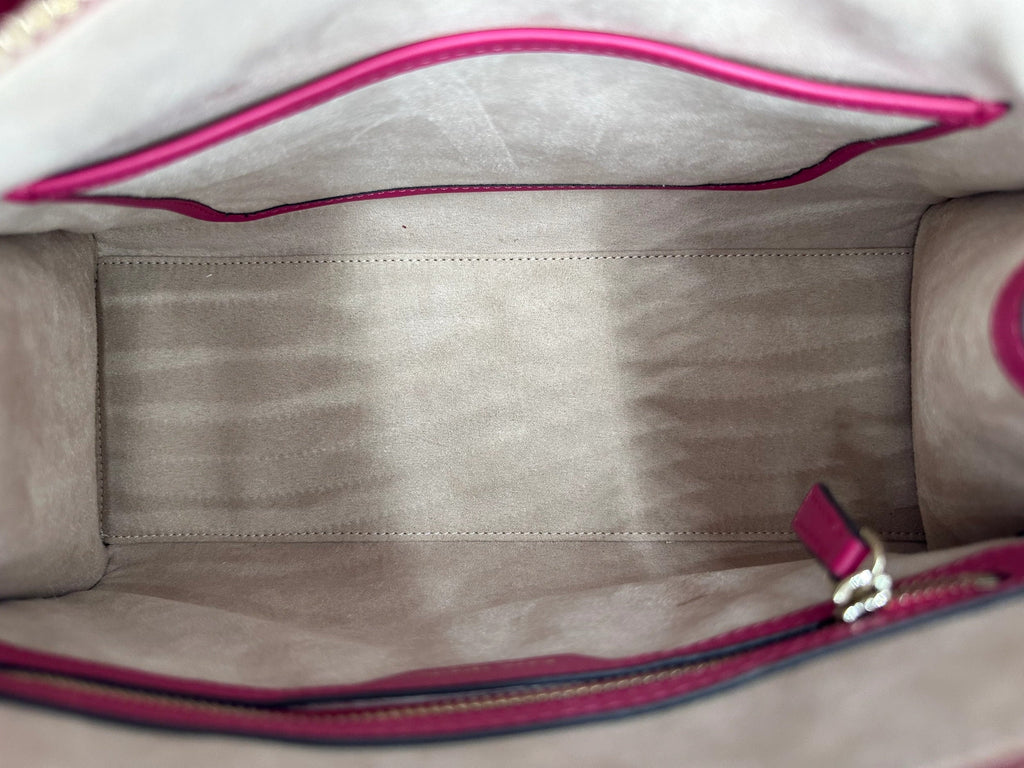 Satchel Colorblocked Medium - Kate Multi Top Spade Zip Knott Renaissance Rose