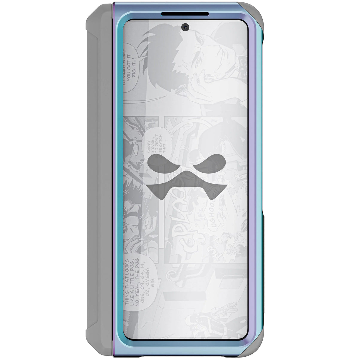 Cover Slim Z Ghostek Metal Atomic (Prismatic) Fold Clear Galaxy Case Aluminum Samsung 5 Phone