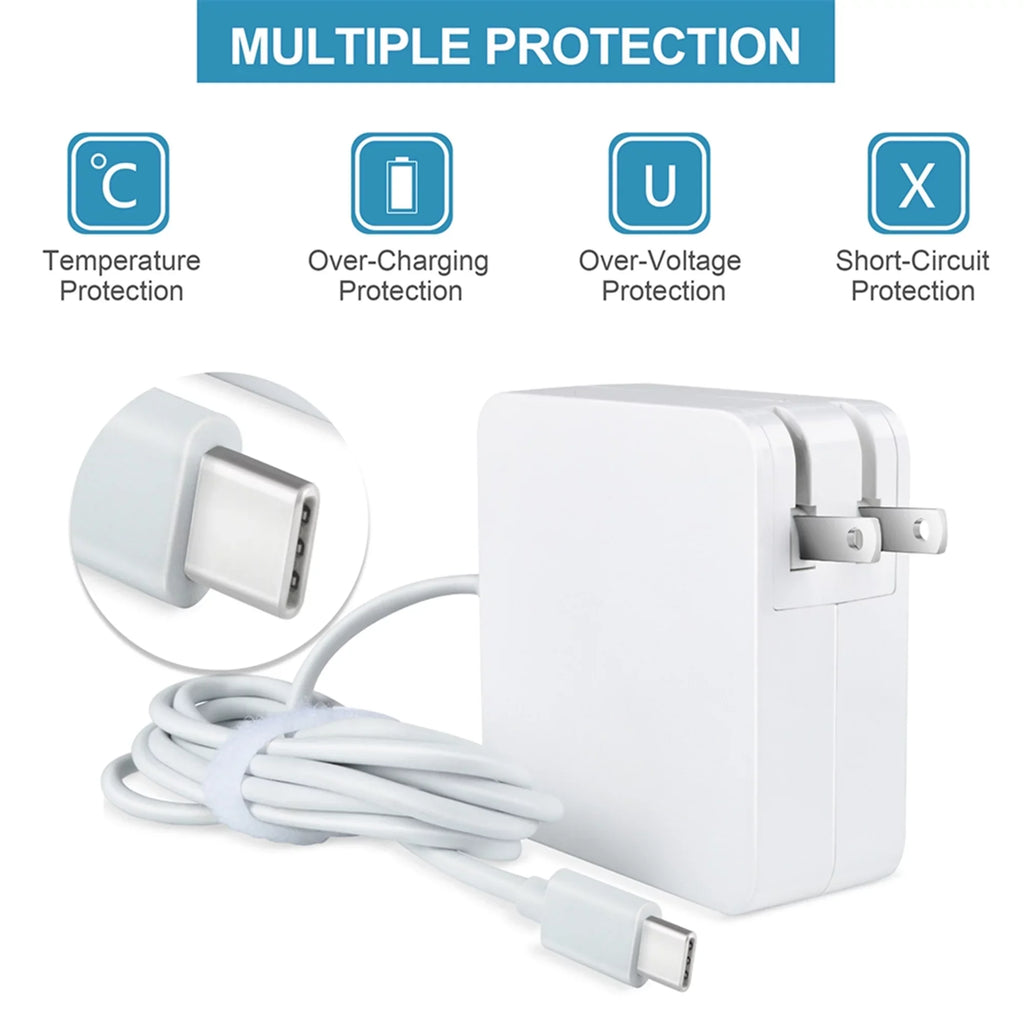 Laptop for USB 65W 7390 PSU Charger Replacement 13 AC P82G003 2-in-1 XPS KONKIN Type-C Adapter Dell White Compatible BOO