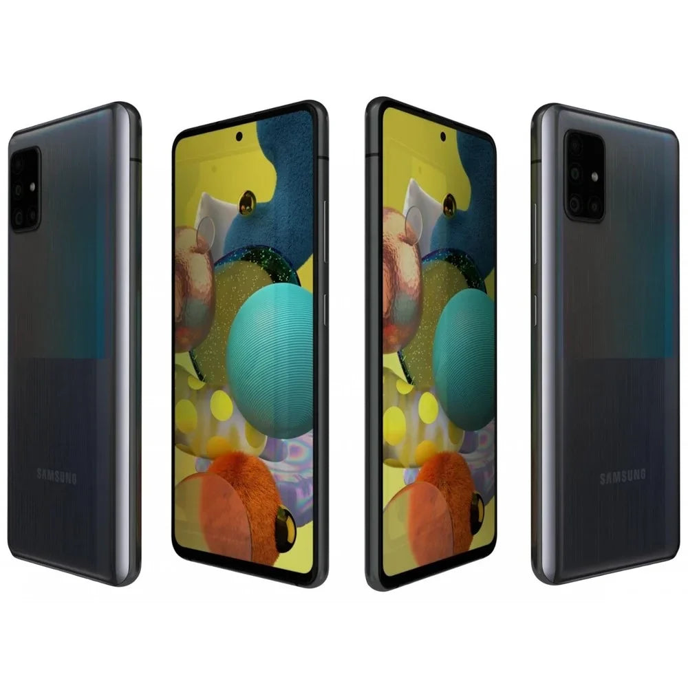 Factory LTE 4G A516U1 Used) GSM (Excellent - 5G 6GB) Unlocked (128GB, Galaxy A51 SAMSUNG 6.5"