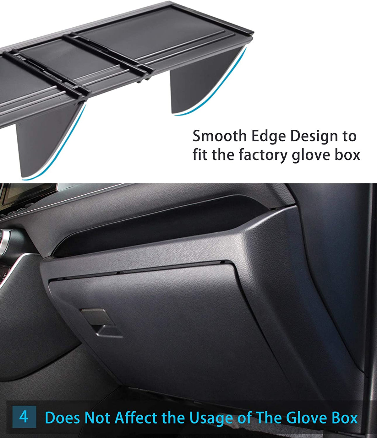 Box Organizer Center RAV4 Storage Compatible Glove Tray Jaronx Center with Divider 2020 Box Toyota Organizer Glove 2021 2022 2023 2019, Console Console