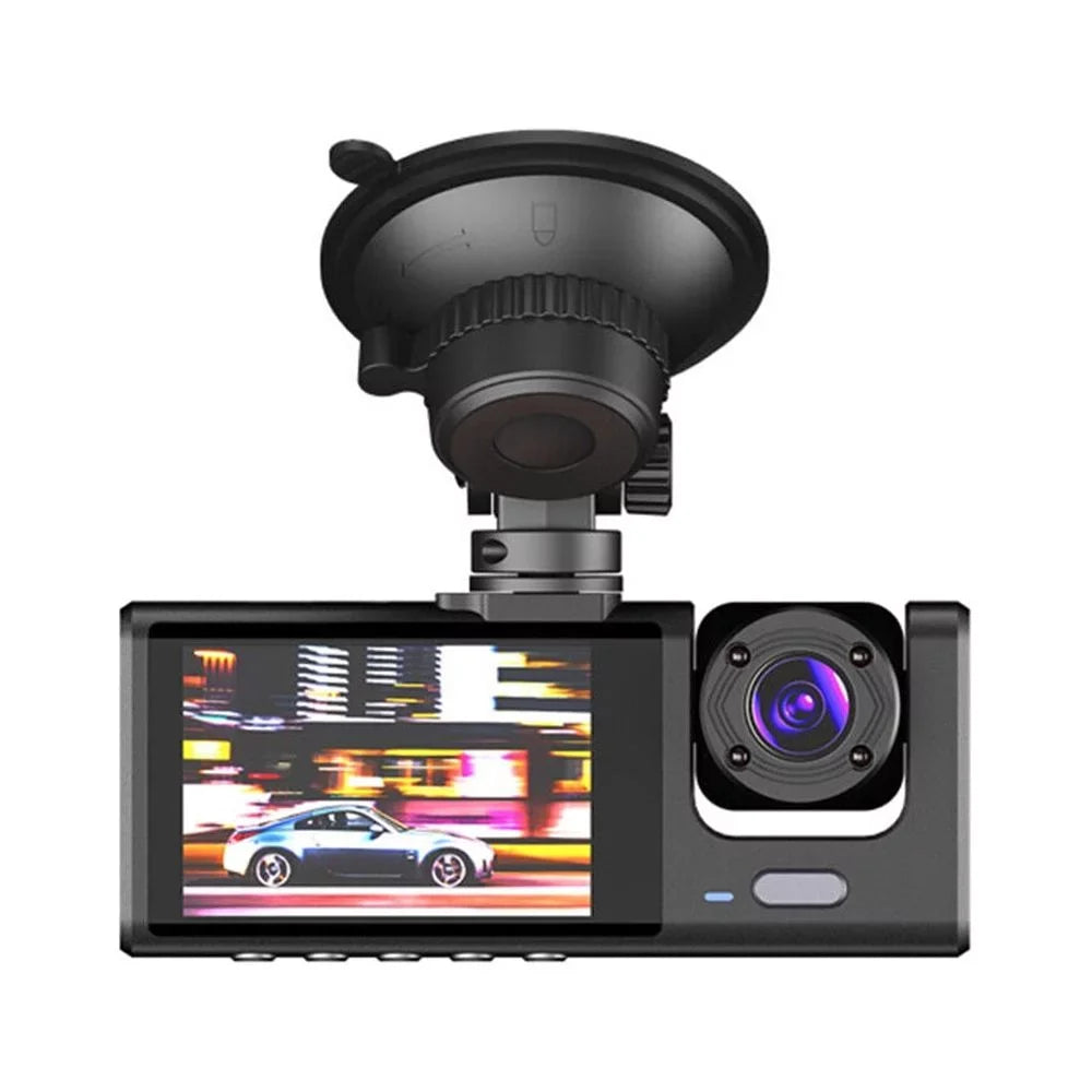 Front/Rear/Inside Dash Cam G-sensor 1080P Dual Lens Jinyi Camera Video Car Recorder