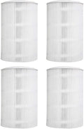 and Particle Activated Pure Carbon. 4 Air 411 Purifiers. Compatible 411 HEPA Blue Blueair Filter with Filters Pure Replacement Blue Nispira