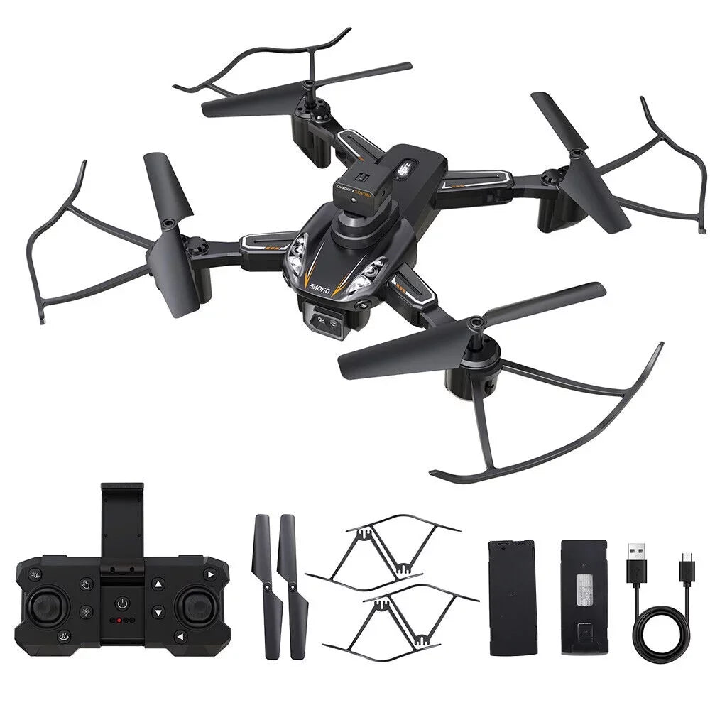 HD 4K with Camera Quadcopter Design Avoidance JLLOM Dual Foldable and Technology Drone Obstacle -