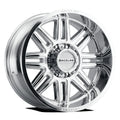 948C-SPLIT Wheel, Aluminum Raceline +18mm 5X127 17" Cast 17X8.5 CHROME SPLIT