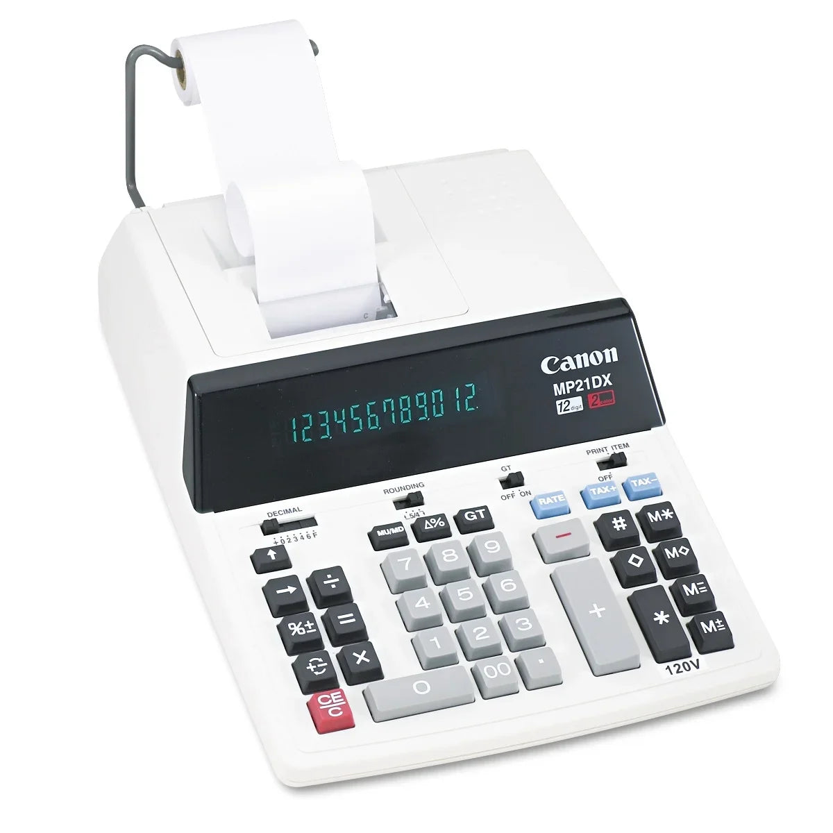12 Printing Canon Digit mp21dx Calc Desktop