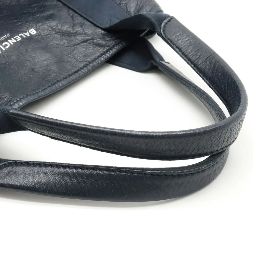 339933 Pre-Owned Leather Balenciaga (Good) Handbag,Tote Women's Navy Bag
