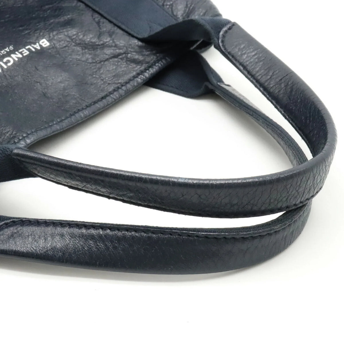 339933 Pre-Owned Leather Balenciaga (Good) Handbag,Tote Women's Navy Bag
