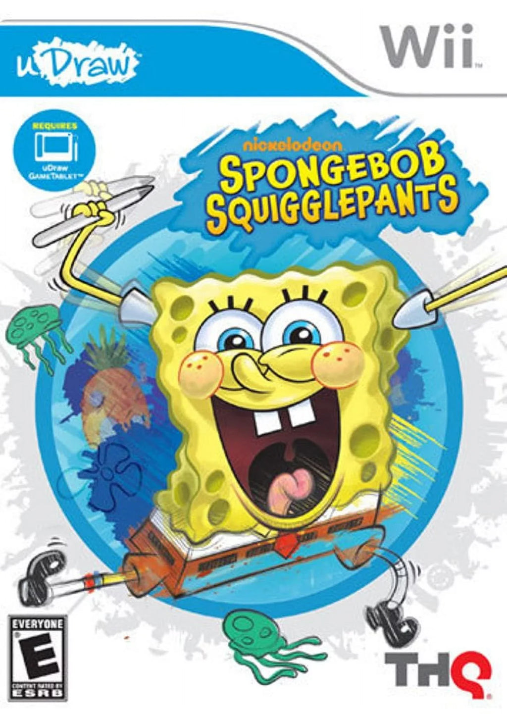 uDraw THQ SpongeBob (Nintendo SquigglePants Wii)