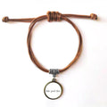 This Brown Lies Hide Poetry Wristband Leather Jewelry Quote Rope Poet Bracelet Famous