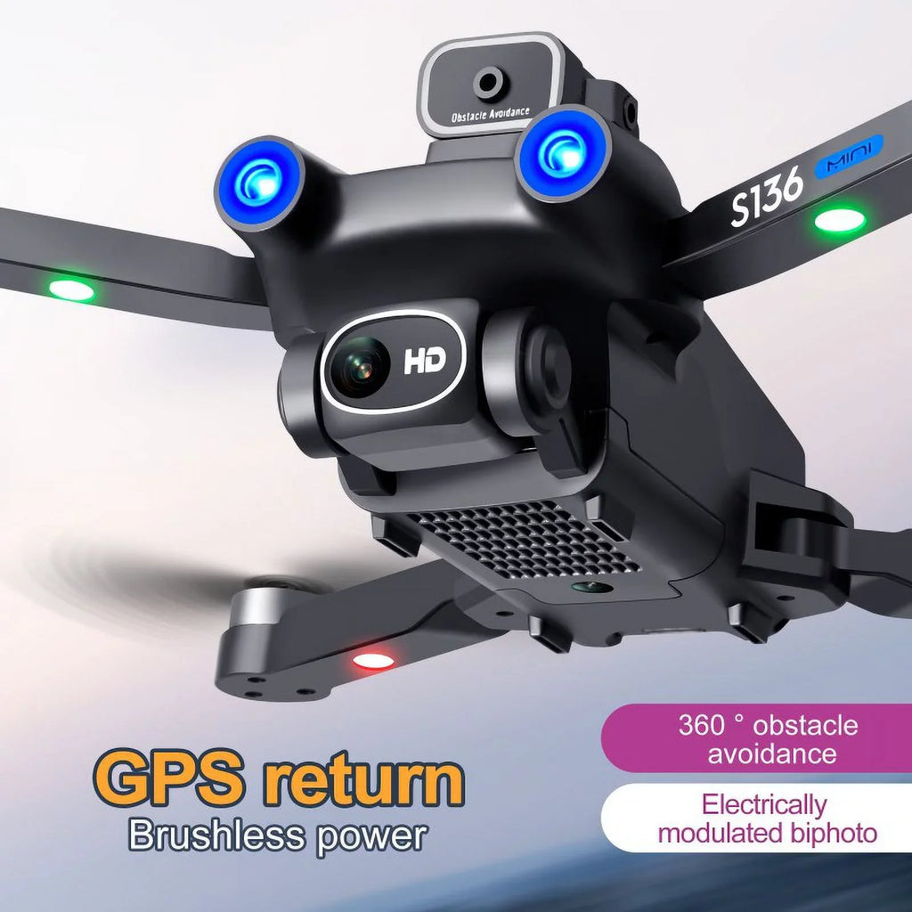 photos adjustment of 4K electric directions, brushless S136 avoid remote aircraft and to high-definition to all obstacles UAV camera in GPS take control aerial