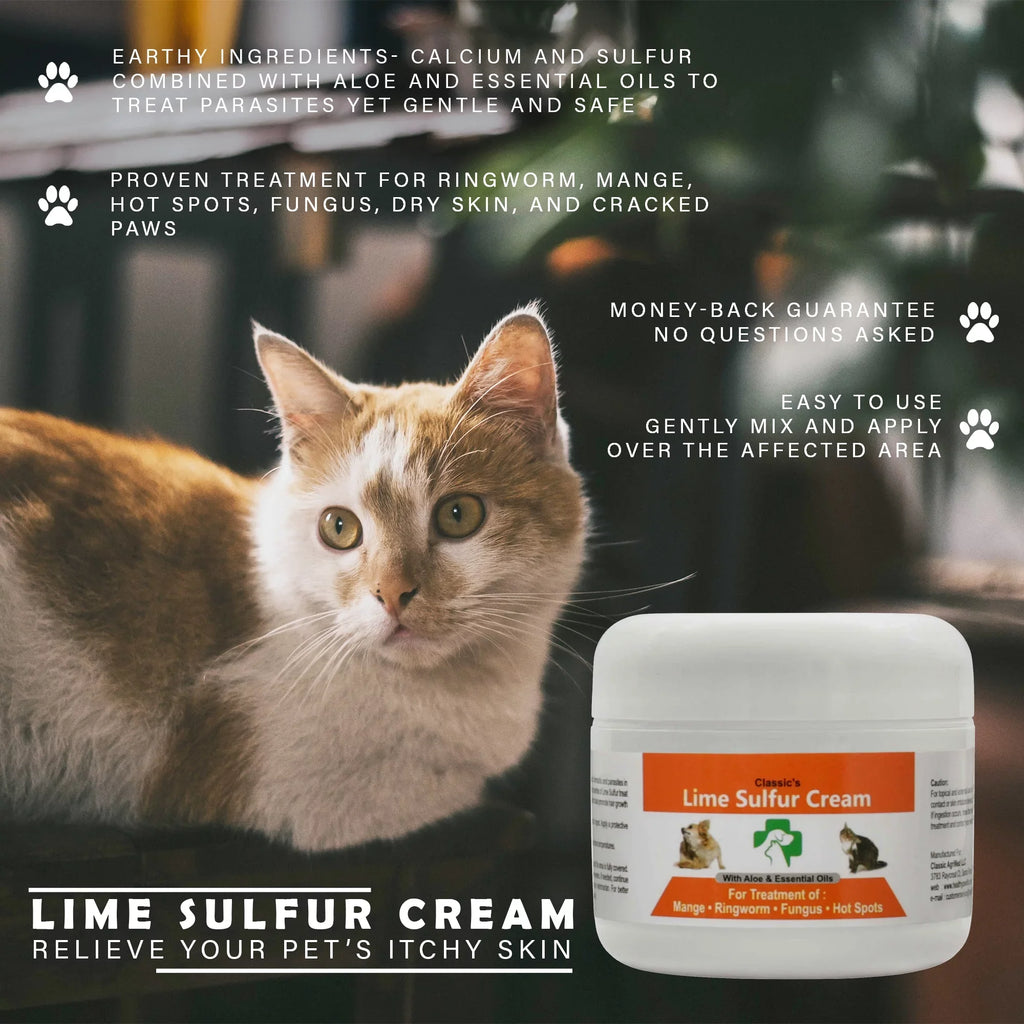 Lime oz) and oz) Sulfur (8 Classic's Sulfur Bundle (2 - Classic's Paw Healthy Lime Shampoo 2 Life Items: Cream