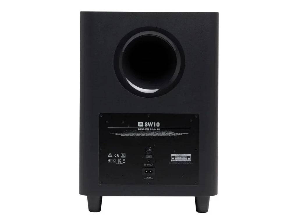 Powered 300W Wireless JBL Subwoofer 10" (JBLSW10BLKAM)