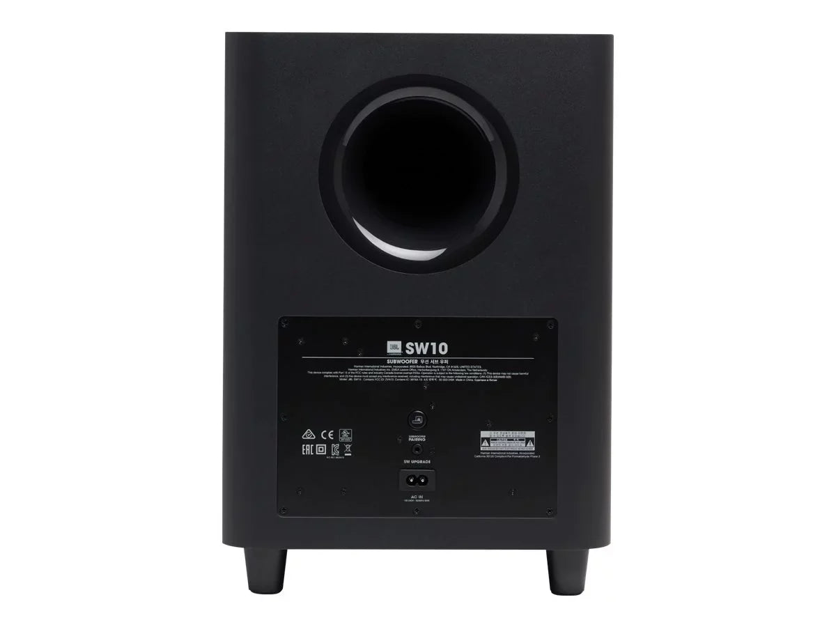 Powered 300W Wireless JBL Subwoofer 10" (JBLSW10BLKAM)