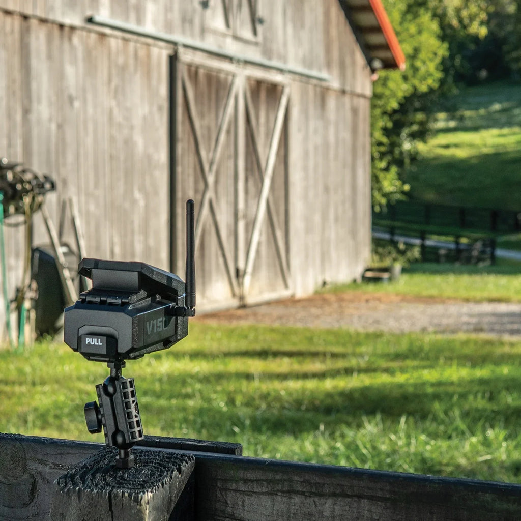 Cellular 1202 Nation VOSKER Solar-Powered Camera LTE V150 Security Wide Network) Outdoor (US