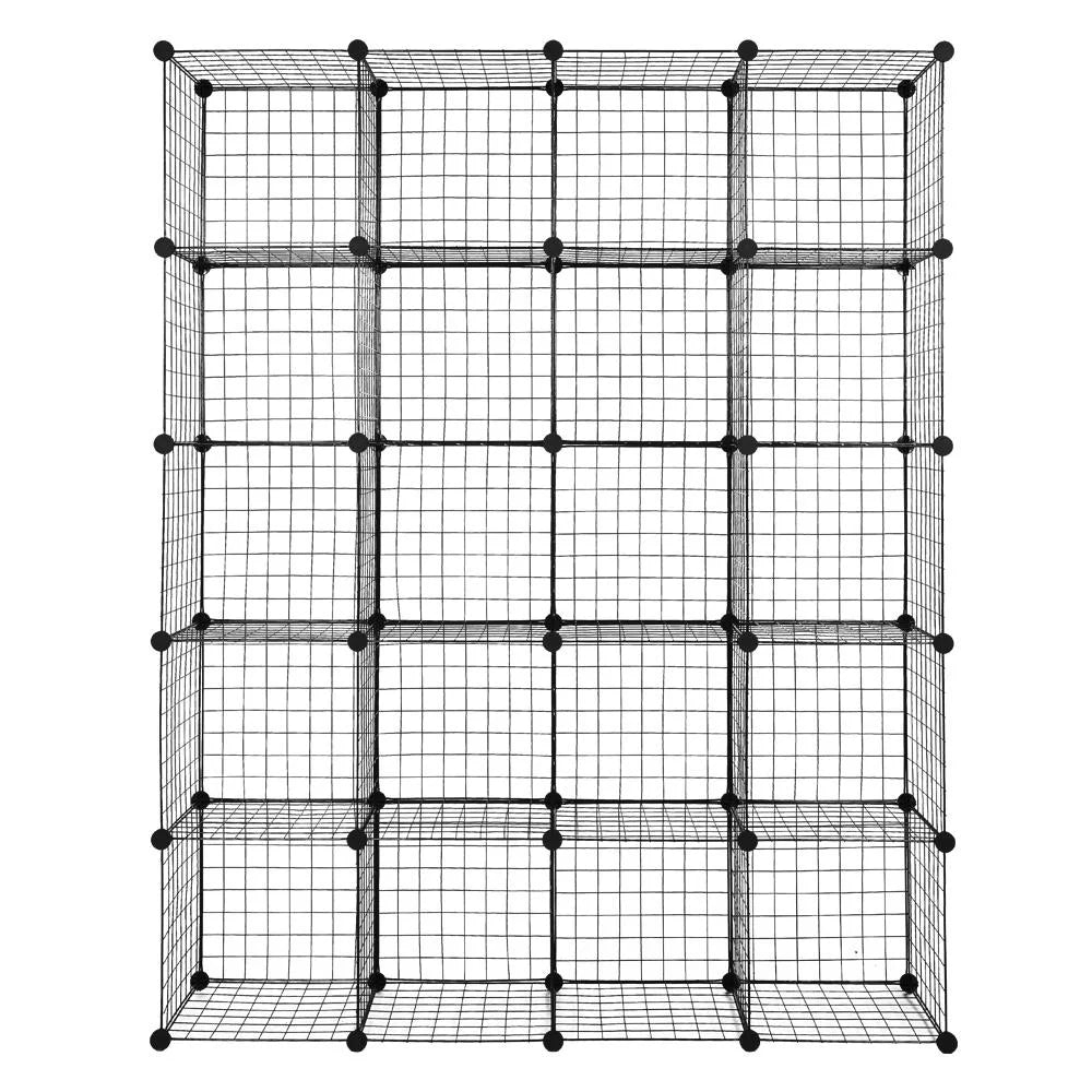 Organizer Winado Storage Design Shelves Stackable Multifunctional 20-Cube Plastic