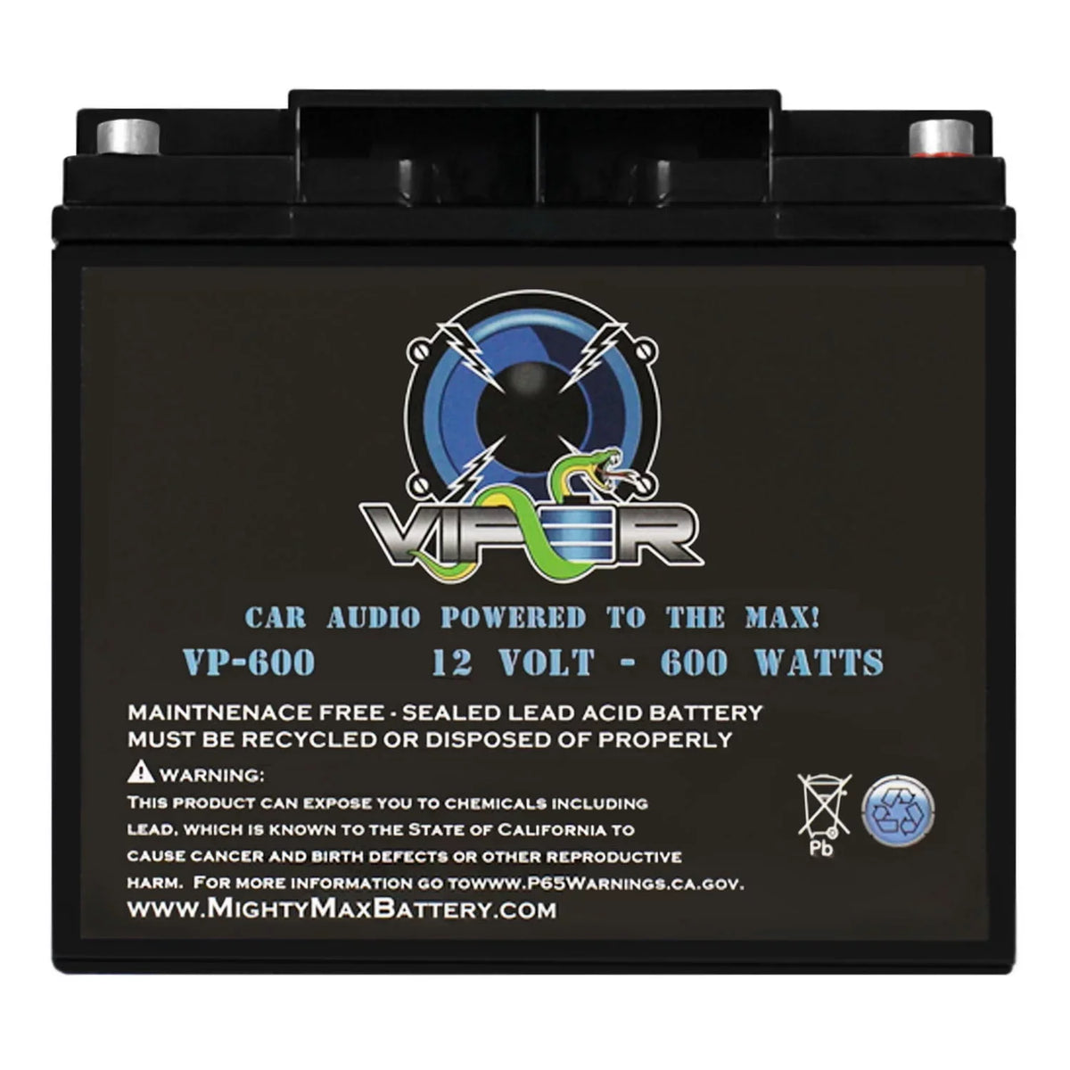XS Watt S680 600 Replacement for D680 Viper VP-600 XP750 Battery