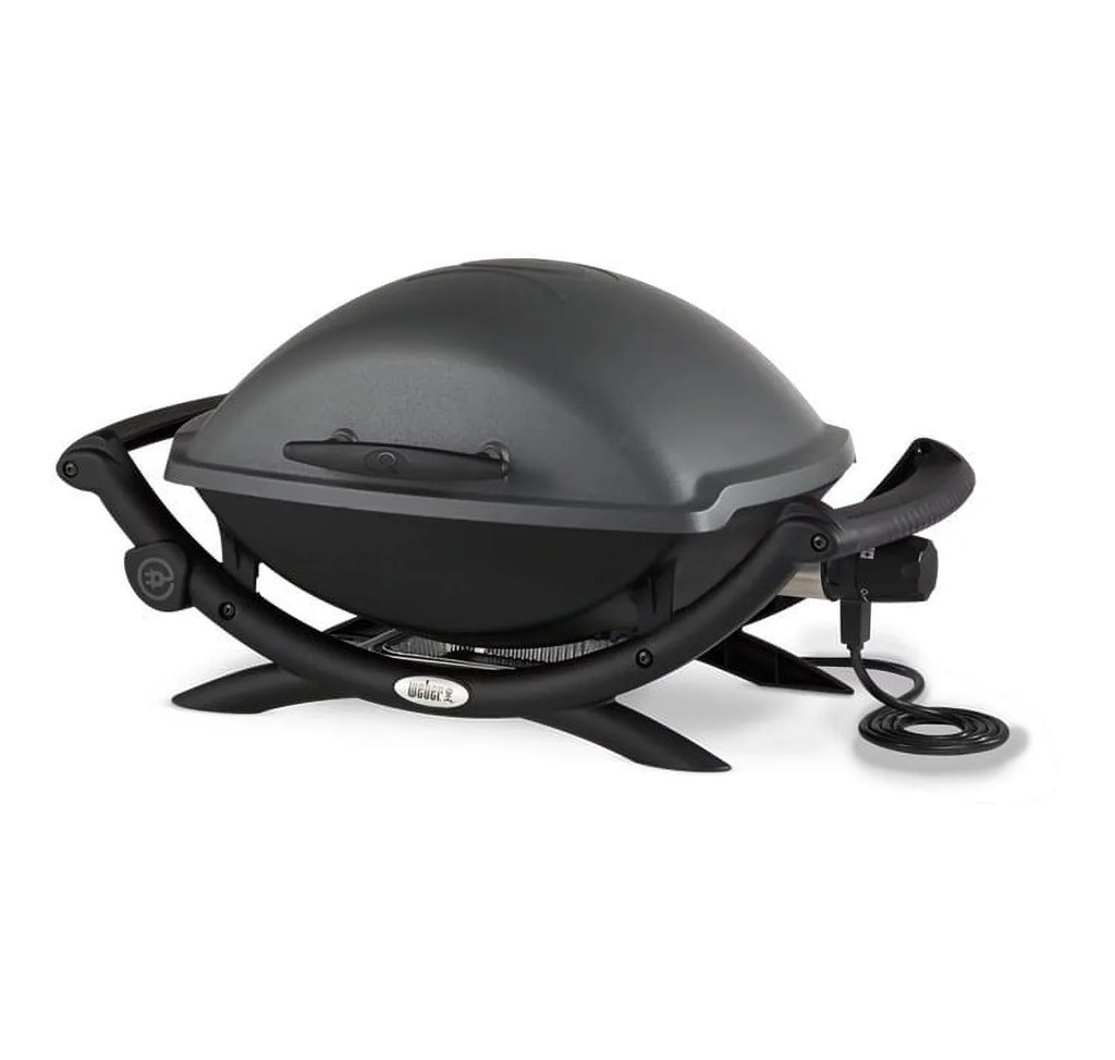 and Grill Bundle Cart 2400 Q Cover (Black) Grill Electric with Weber