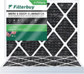 Filters 8 Furnace HVAC Eliminator with Air (4-Pack) Activated Carbon AC MERV Pleated Filterbuy Odor 14x18x1