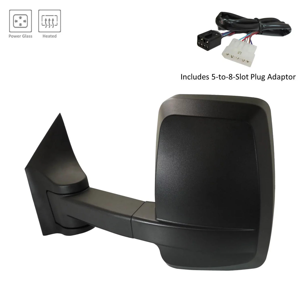 KAI Standard Driver 2003-2020 New Door Side Fits Chevrolet Replacement Van Mirror, Express