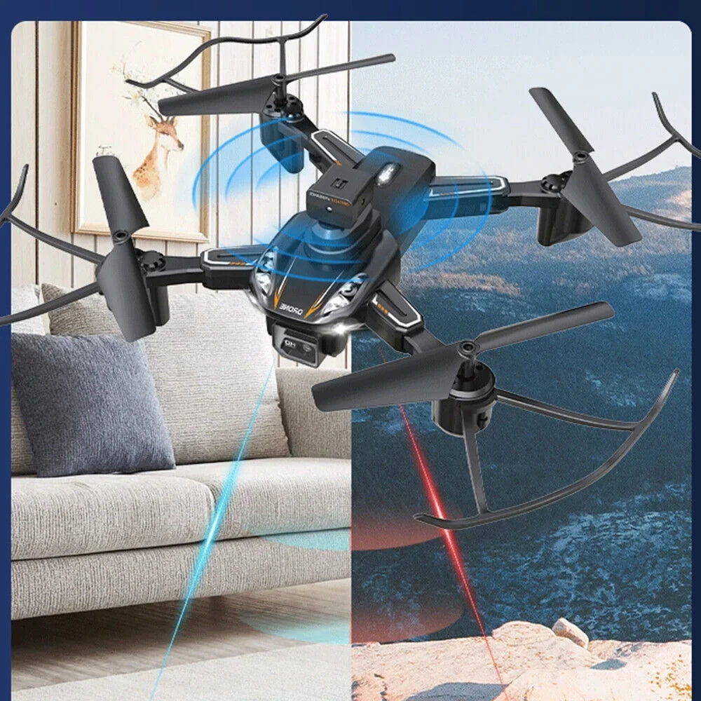 HD 4K with Camera Quadcopter Design Avoidance JLLOM Dual Foldable and Technology Drone Obstacle -